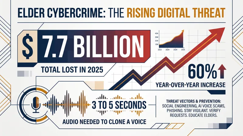 Key statistics from the FBI's 2025 report highlight the alarming efficiency and scale of AI-driven scams.