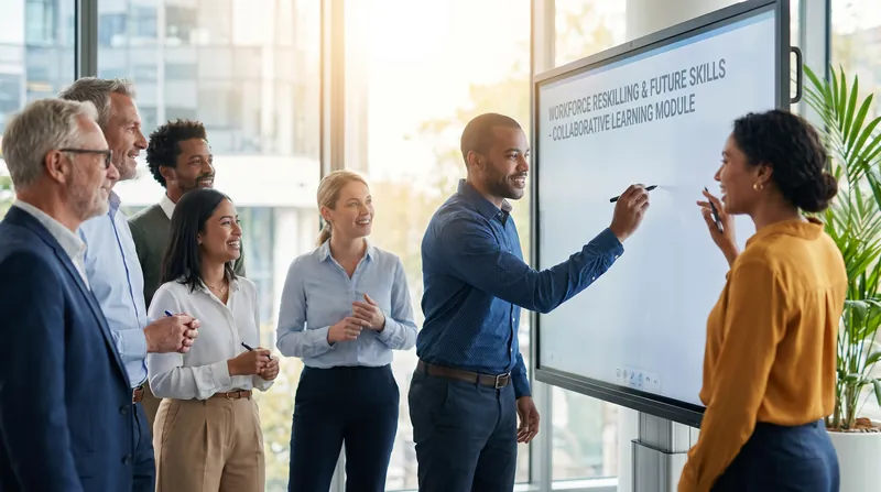 The evolution of the workplace will require a massive, coordinated effort in workforce reskilling.