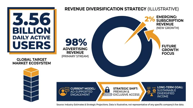 With 98% of revenue currently from ads, Meta is looking to its 3.56 billion daily users for new income streams.