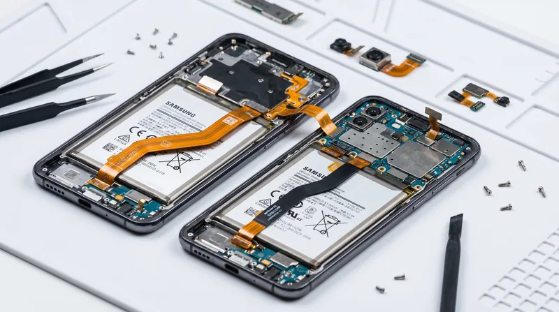 Despite hardware advancements, the complex internal design of foldables still presents challenges for repairability and recycling.