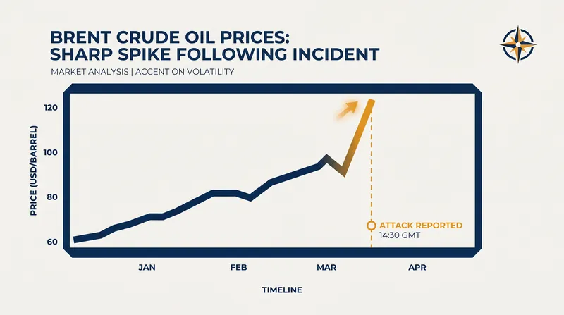 Global energy markets reacted instantly to the geopolitical escalation, with crude prices surging.