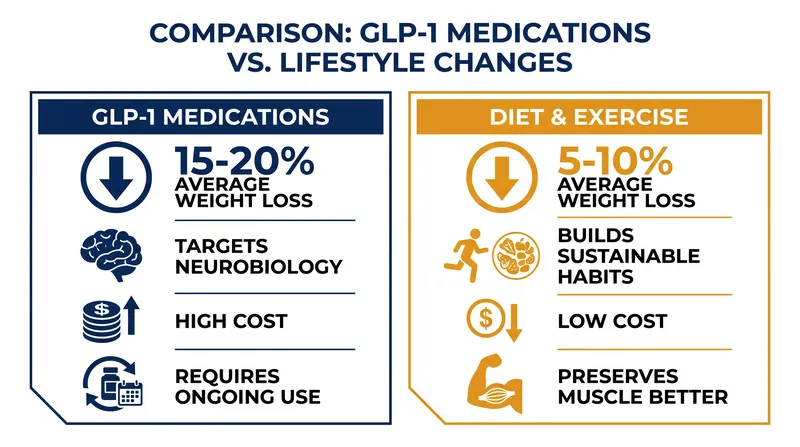 Clinical trials show stark differences in efficacy and sustainability between the two approaches.