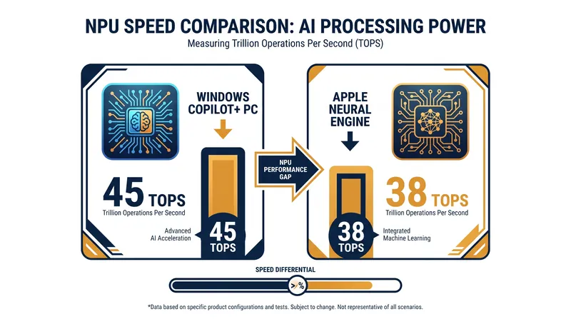 Both platforms now feature dedicated silicon for local AI processing, though they utilize the power differently.