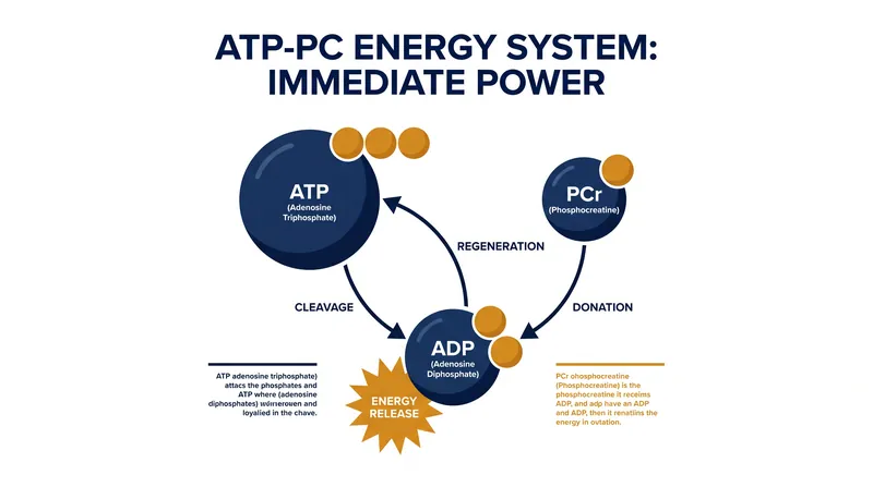 Creatine works by expanding the muscle's reservoir of phosphocreatine, accelerating the regeneration of ATP during heavy exertion.