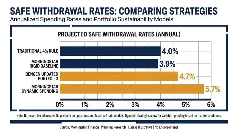 How dynamic spending drastically increases the safe starting withdrawal rate.