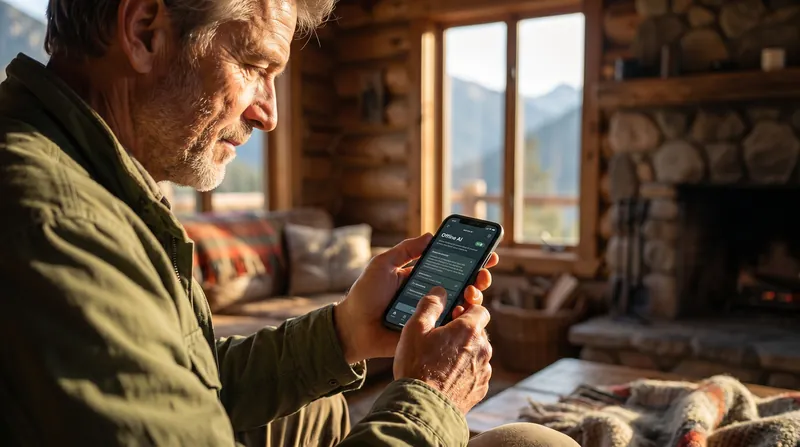 On-device AI allows smartphones to process complex tasks even in complete dead zones.