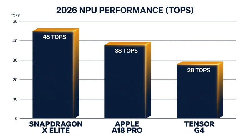 Modern Neural Processing Units (NPUs) deliver the massive computational power required to run AI locally.