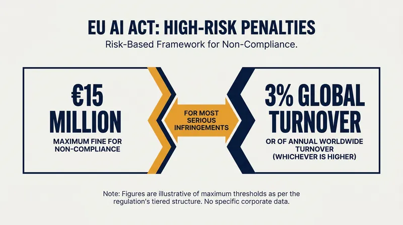 Violations of the EU AI Act's Annex III obligations carry severe financial penalties.