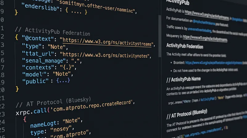 Open protocols act as the translation layer between entirely different social applications.
