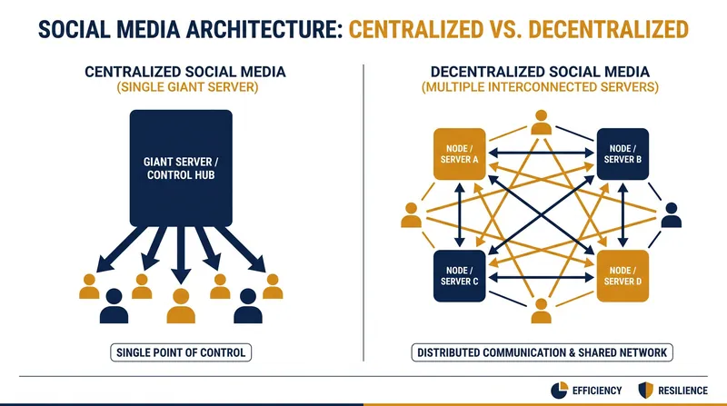 In a federated network, users on different servers can interact seamlessly, much like email.