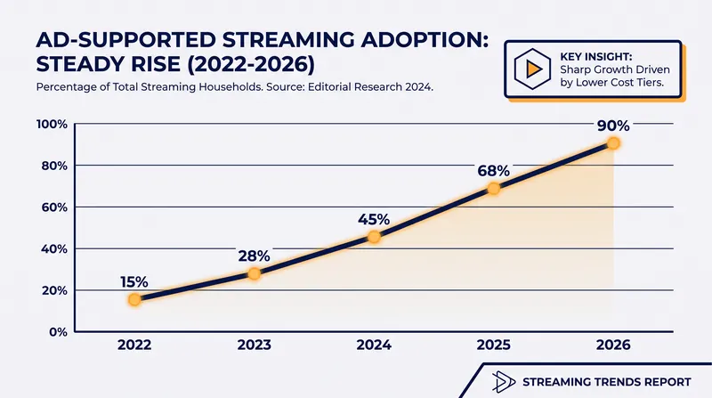 The steepest bundle discounts require users to opt into ad-supported viewing tiers.