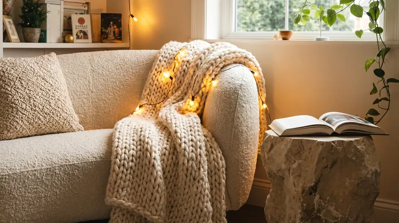 Natural textures and soft acoustics provide sensory grounding, reminding the brain of evolutionary safe havens.