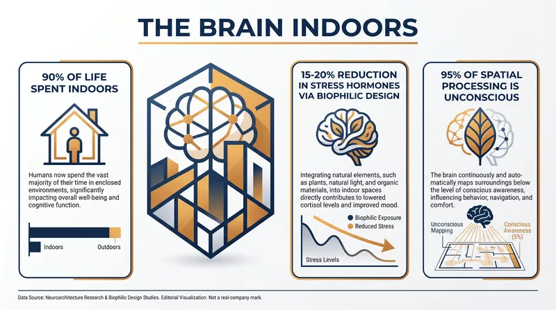 The biological impact of the built environment is measurable and profound.