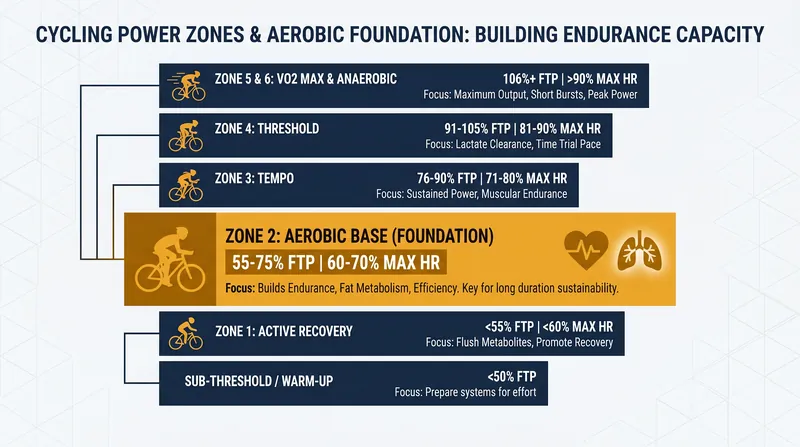 Zone 2 sits comfortably below the lactate threshold, maximizing aerobic adaptations without excessive fatigue.