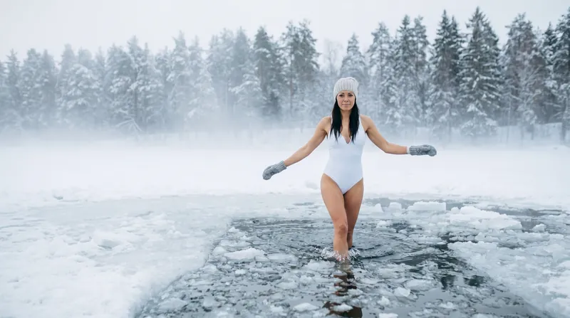 Cold-water swimming induces a 'temporal slow-down' that helps practitioners build resilience against chronic stress.