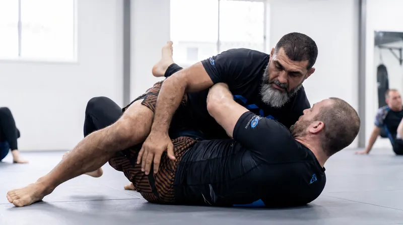 Flow rolling in Brazilian Jiu-Jitsu allows practitioners to explore complex transitions without risking joint injury.