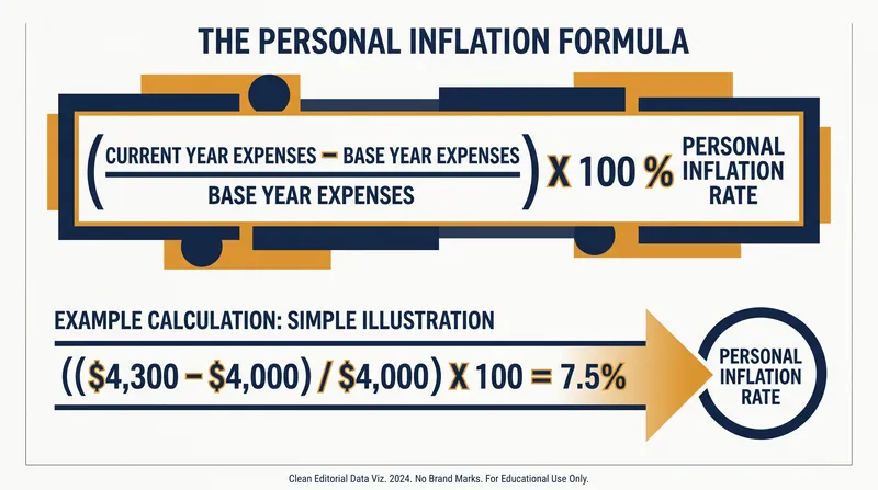 The simple formula for determining how much your specific cost of living has increased.