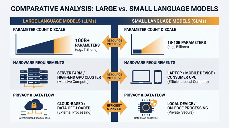 How Small Language Models compare to their massive cloud-based counterparts.