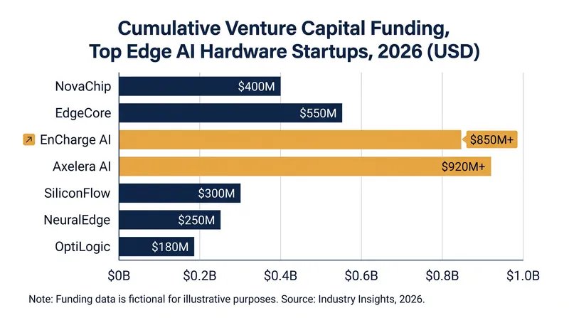 Venture capital is increasingly flowing into hardware startups building specialized chips for edge inference.