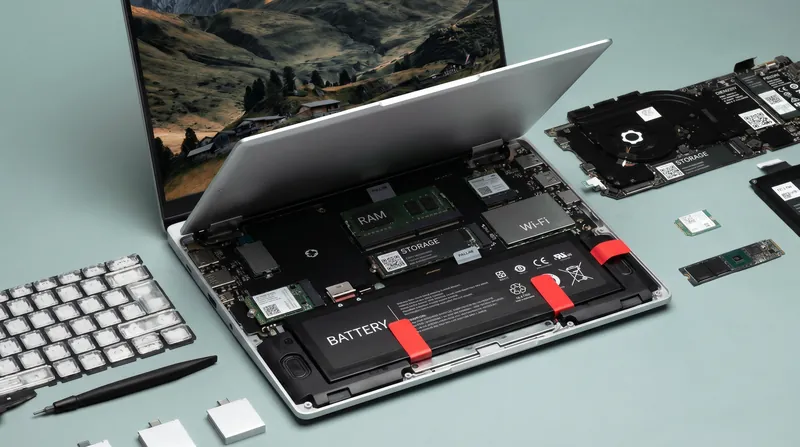 Companies like Framework have proven that thin-and-light laptops can still feature fully swappable components and upgradeable mainboards.