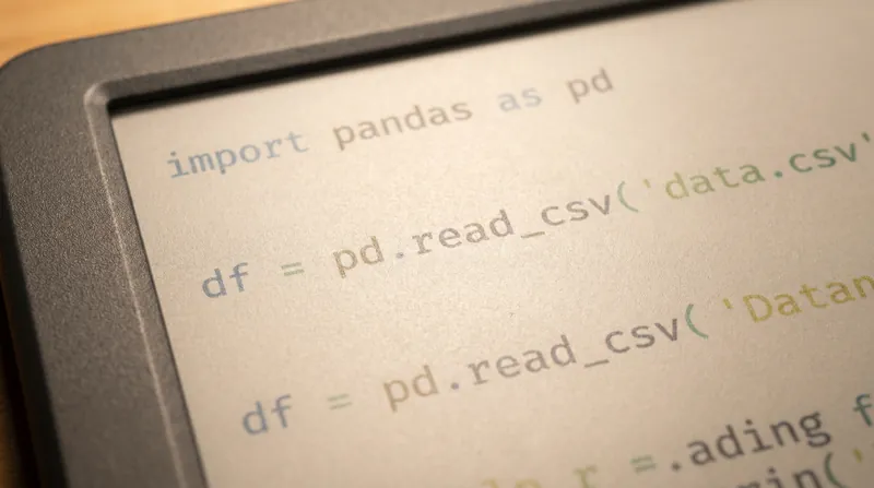 Modern color E-Ink panels provide 'practical color'—enough hue for syntax highlighting without the harsh saturation of an LCD.