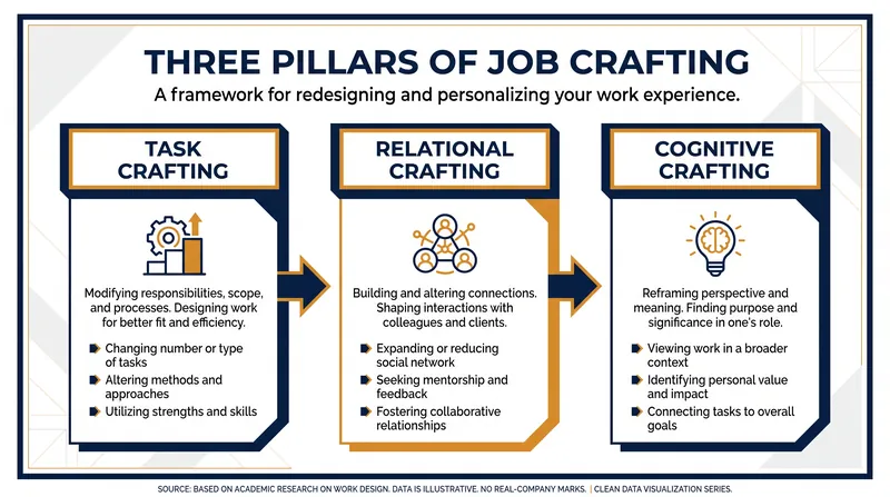 The three primary ways employees can reshape their roles.