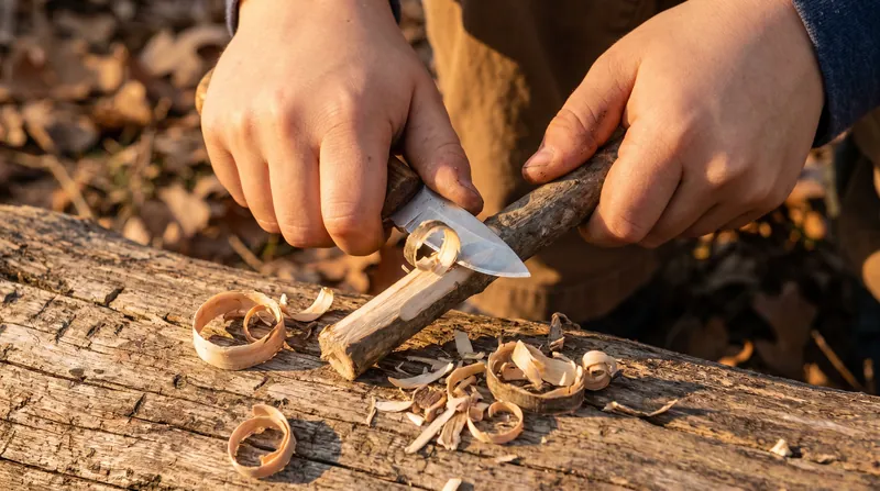 Supervised play with real tools teaches children to manage their own safety and respect boundaries.