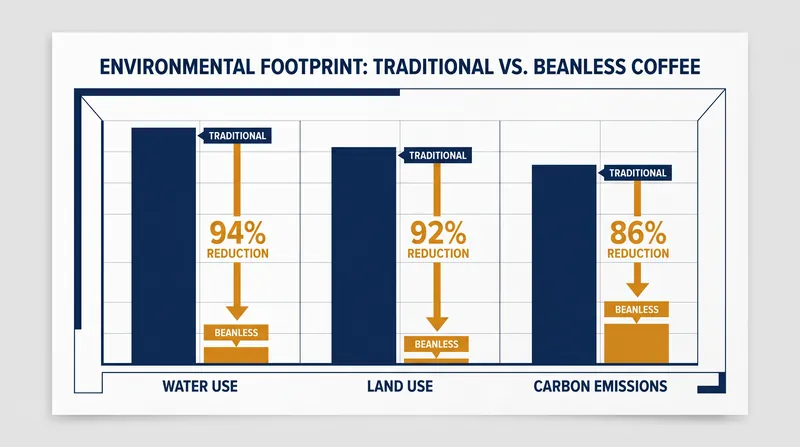 Life-cycle assessments show precision-fermented coffee drastically reduces the agricultural footprint of the morning brew.