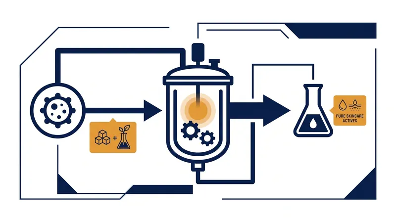 Precision fermentation utilizes microbes to brew bio-identical skincare molecules.