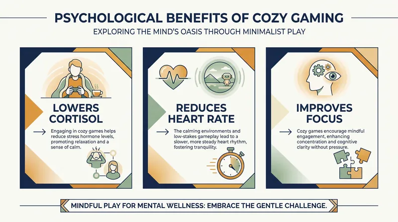 Clinical studies indicate that low-stakes gaming can trigger physiological responses similar to light meditation.