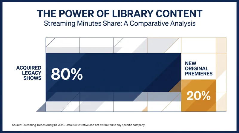 Streaming platforms increasingly rely on highly rewatchable legacy content to maintain subscriber retention.