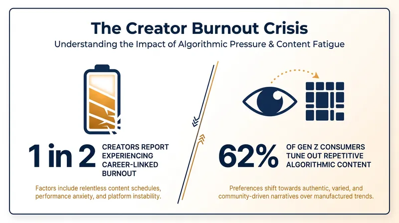 The relentless pace of the algorithm has taken a toll on both creators and audiences.