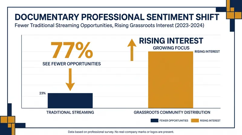 Documentary professionals are increasingly looking beyond commercial streaming networks for distribution.
