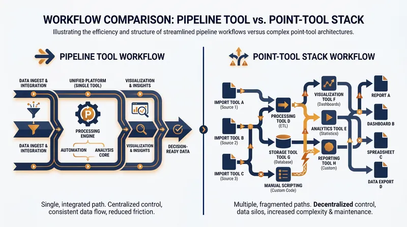 Filmmakers must choose between the speed of an all-in-one pipeline and the peak quality of a specialized tool stack.