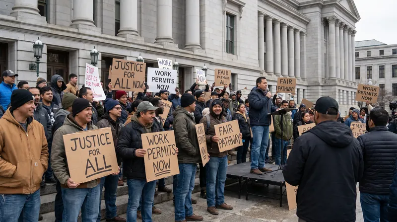 Advocacy groups and labor unions sued the federal government in March 2026 to overturn the adjudication pauses.