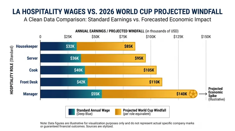 Union members argue that the massive financial windfall generated by the World Cup is not trickling down to the workforce.