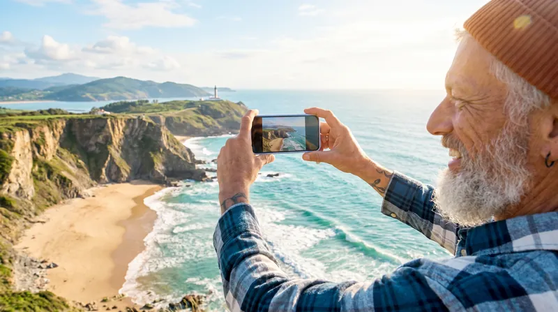 In the UCSF study, 'awe walkers' progressively made themselves smaller in their selfies, allowing the vast background to dominate the frame.