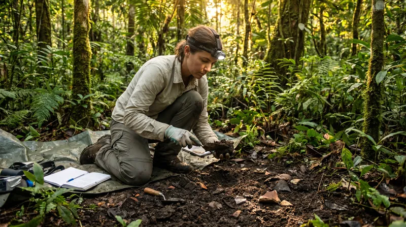 Ancient Amazonians engineered the naturally poor soil into highly fertile 'terra preta,' allowing for sustainable, continuous agriculture.
