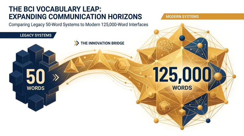 Modern neural decoders can now access vocabularies of up to 125,000 words in real-time.