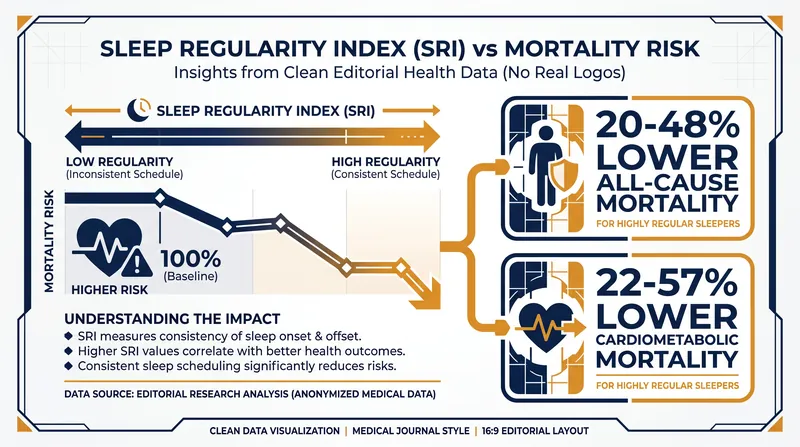 Data from the UK Biobank reveals stark mortality reductions for individuals with highly consistent sleep schedules.