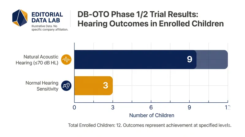 Results from the DB-OTO clinical trial demonstrated significant hearing restoration at 24 weeks.