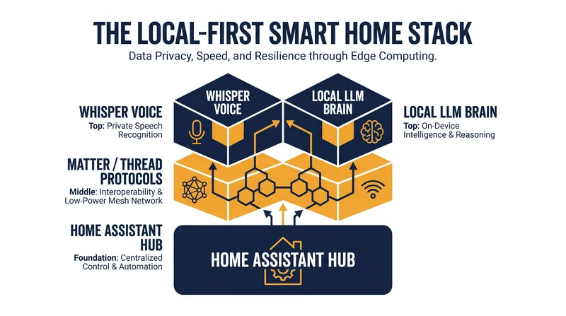 The modern local smart home relies on a stack of open-source and standard-based technologies.