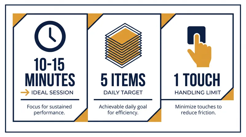 The metrics of sustainable home organization.