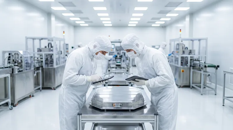 Manufacturing solid-state cells requires specialized dry rooms and complex hermetic sealing processes to prevent moisture contamination.