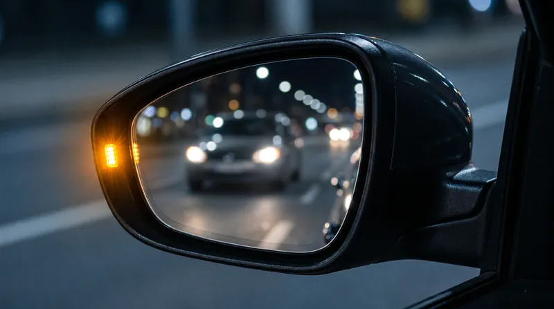 Rear-facing radar units power Blind Spot Detection, illuminating a warning light when a vehicle enters the rider's periphery.