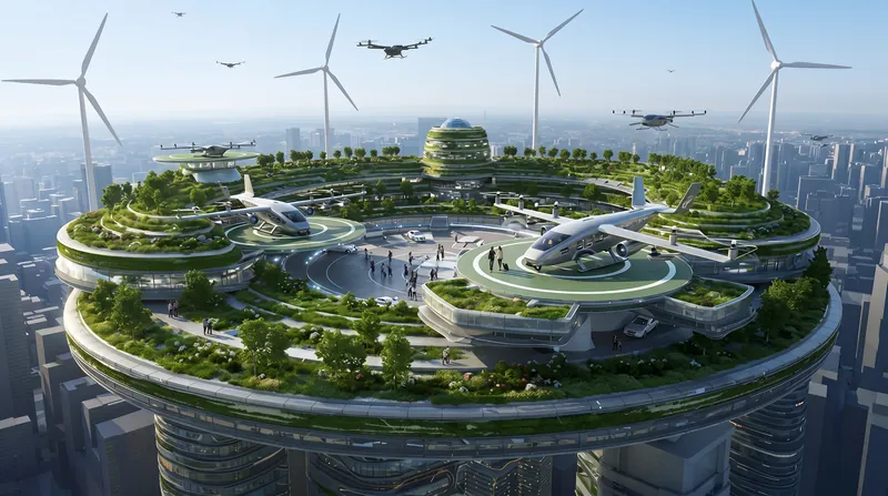 Cities will need to develop specialized vertiports equipped with megawatt charging systems to support high-frequency operations.