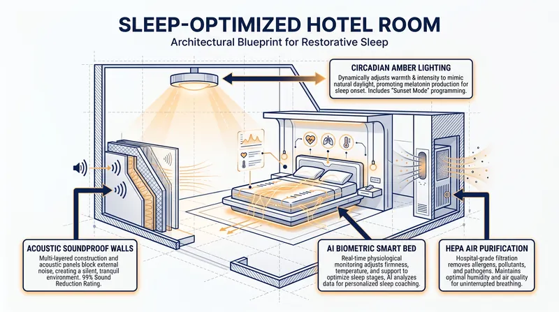 The anatomy of a modern sleep sanctuary.