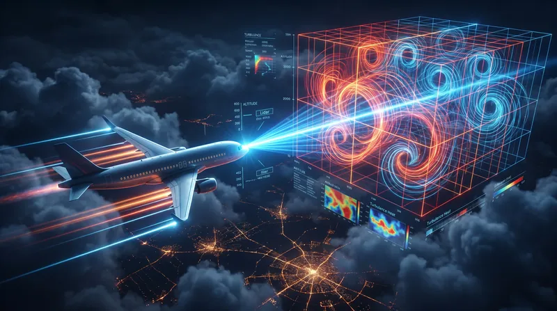 Forward-facing Lidar systems could eventually allow pilots to 'see' clear-air turbulence miles before they reach it.