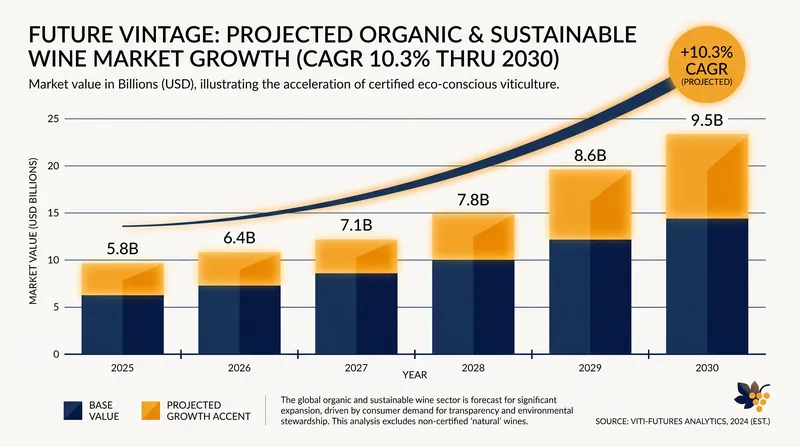 Consumer demand for organic and sustainably produced wines continues to outpace the broader market.