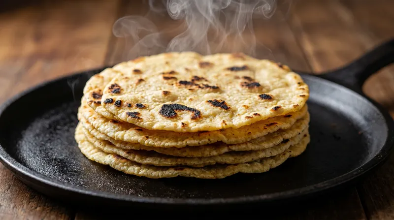 Authentic tortillas rely on the chemical cross-linking of proteins achieved during nixtamalization to hold their shape without crumbling.